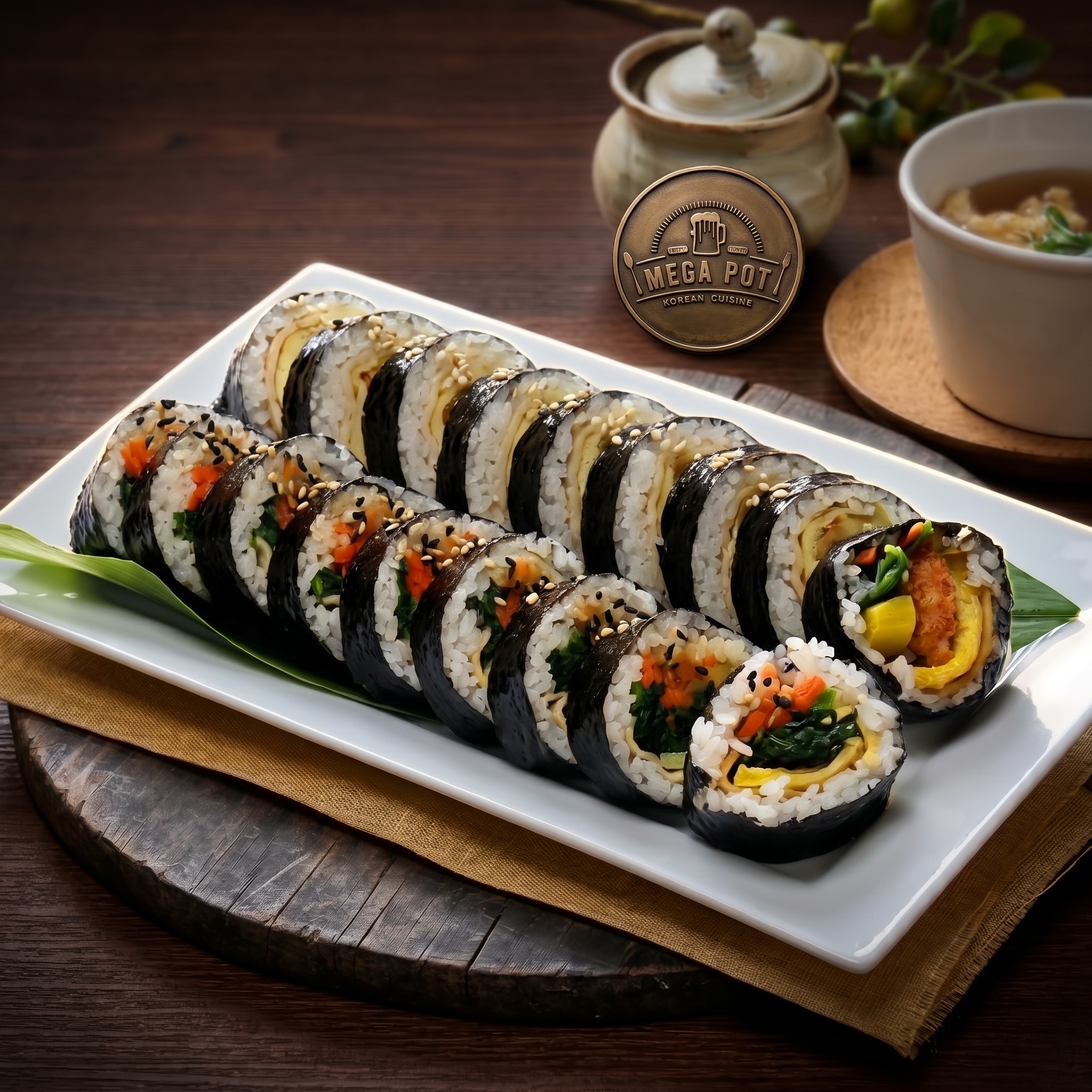 김밥 - GimBap - ข้าวห่อสาหร่าย
